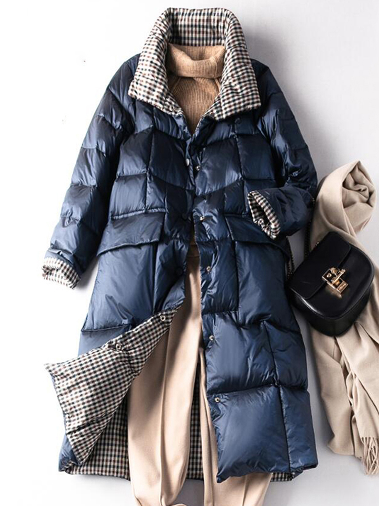 Down Jacket Packable - SEDUTMO 겨울 롱 다운 재킷 여성