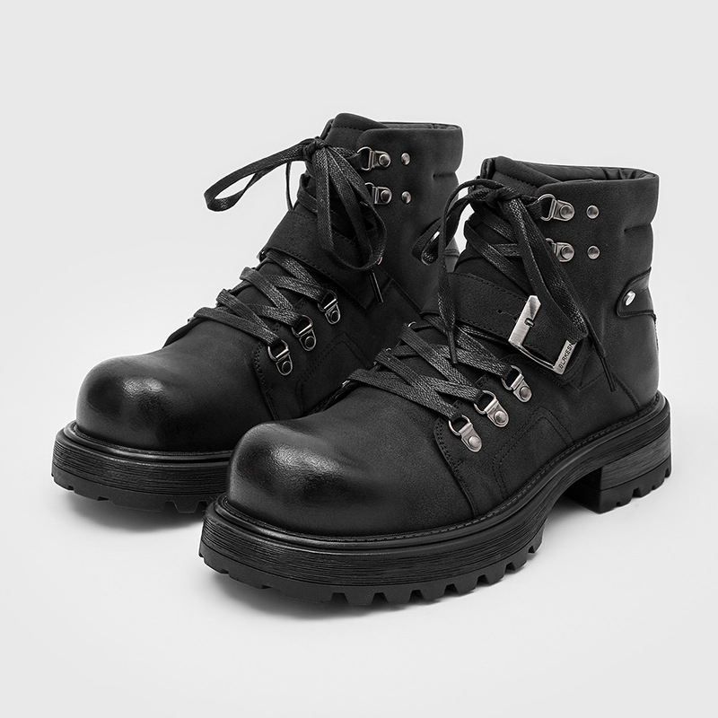Waterproof Winter Boot - 브랜드 남성 가죽 부츠 오토바이 스노우