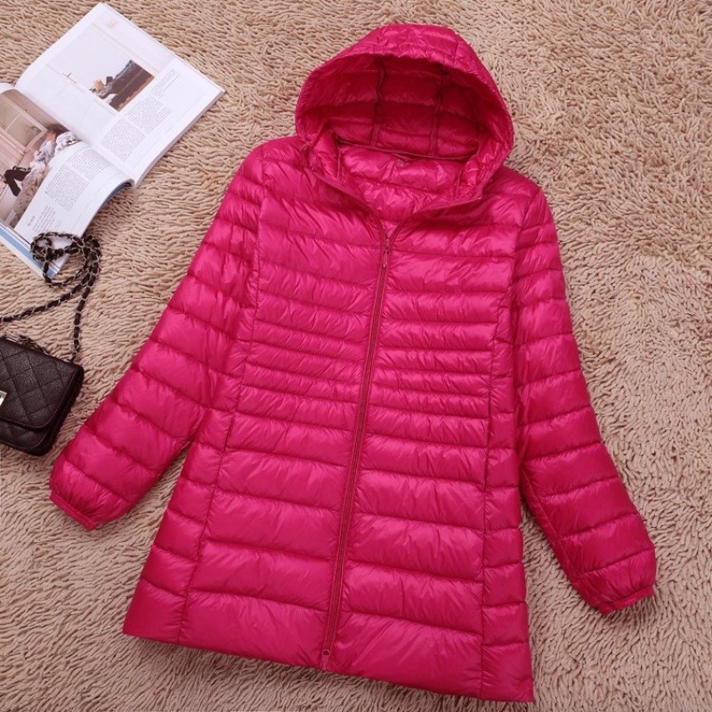 플러스 사이즈 5XL 6XL 7XL 여성용 후드 퍼퍼  - Down Jacket Packable 리뷰 및 가격