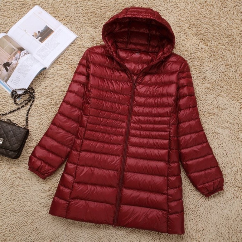 플러스 사이즈 5XL 6XL 7XL 여성용 후드 퍼퍼  - Down Jacket Packable 리뷰 및 가격