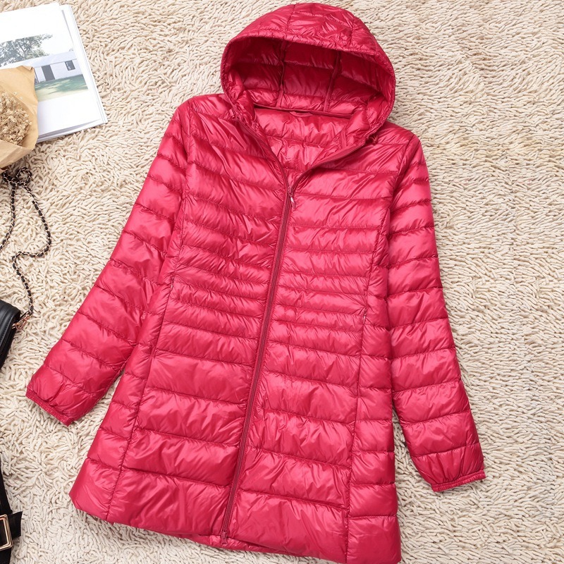 플러스 사이즈 5XL 6XL 7XL 여성용 후드 퍼퍼  - Down Jacket Packable 리뷰 및 가격