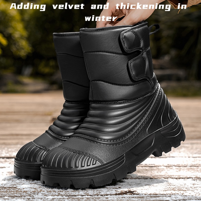 새로운 남성용 겨울 스노우 부츠 두꺼운 방수 방풍 따뜻 - Waterproof Winter Boot 리뷰 및 가격