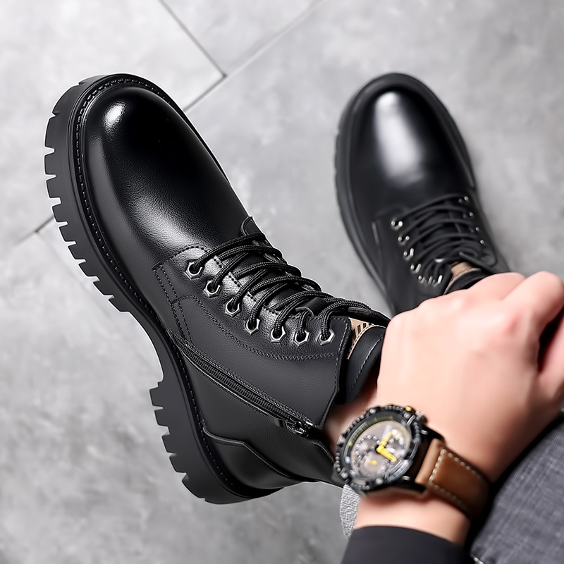 남성 클래식 정품 가죽 부츠 가을 겨울 방수 따뜻한 플 - Waterproof Winter Boot 리뷰 및 가격