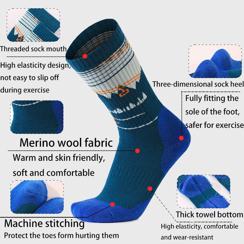 1 쌍 메리노 울 스키 양말 여성용 소년 소녀용 열 두 - Thermal Sock Wool 리뷰 및 가격