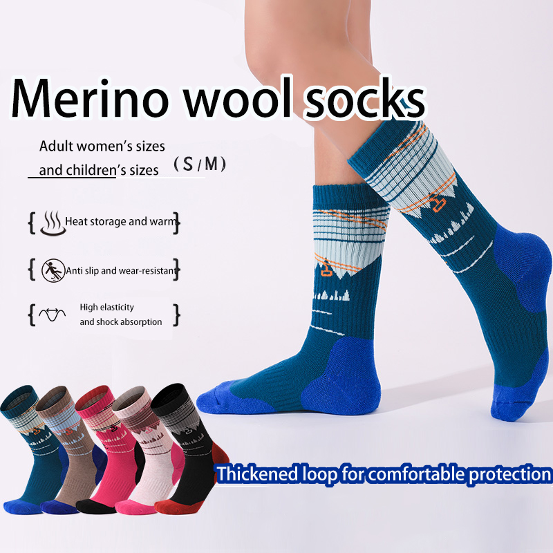 1 쌍 메리노 울 스키 양말 여성용 소년 소녀용 열 두 - Thermal Sock Wool 리뷰 및 가격