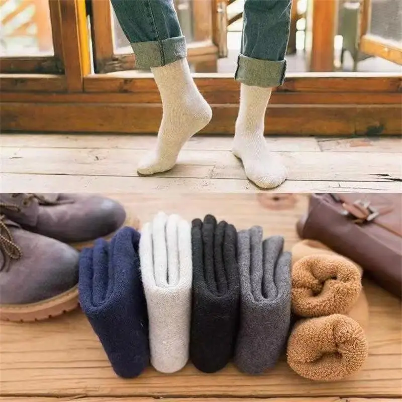 3 쌍/남성 양말 겨울 따뜻한 솔리드 컬러 양모 열 양 - Thermal Sock Wool 리뷰 및 가격
